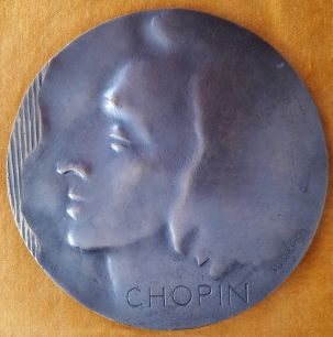 Medalion z wizerunkiem Fryderyka Chopina, nowy obiekt w kolekcji Muzeum
