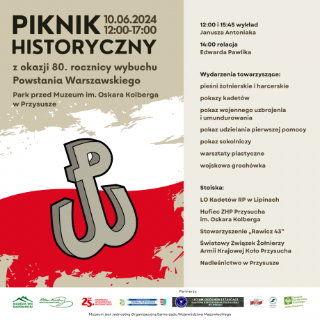 Piknik historyczny z okazji 80.rocznicy wybuchu Powstania Warszawskiego