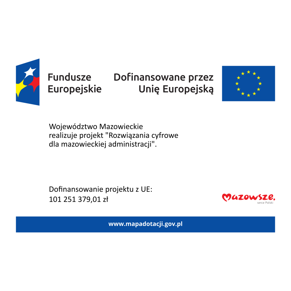 „Rozwiązania cyfrowe dla mazowieckiej administracji”