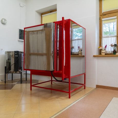 Nowoczesny piec ceramiczny w Muzeum Wsi Radomskiej