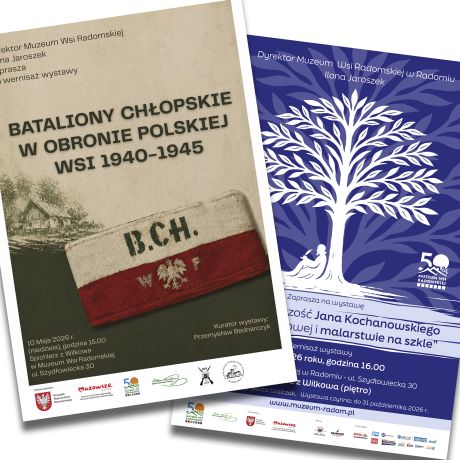 Zapraszamy na wystawowy weekend w Muzeum Wsi Radomskiej!