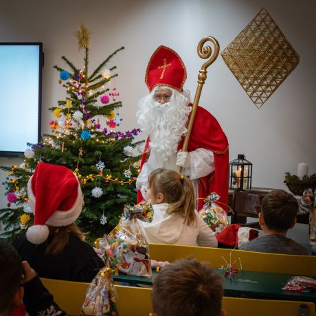 Odwiedziny Świętego Mikołaja w Muzeum Wsi Radomskiej