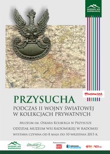 Zaproszenie na otwarcie wystawy czasowej w Muzeum im. Oskara Kolberga w Przysusze