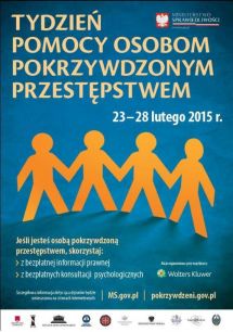 Tydzień Pomocy Osobom Pokrzywdzonym Przestępstwem 23-28 lutego 2015 r.